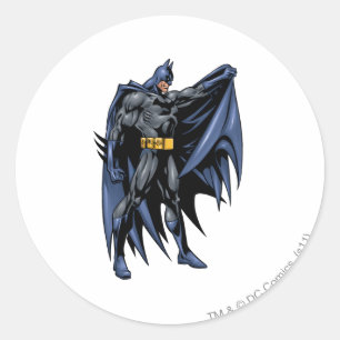 Batman Full-Color Side Classic Round Sticker