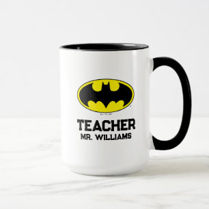 Batman Full-Color Side Teacher Mug