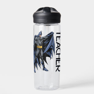 Batman Full-Color Side Teacher Water Bottle