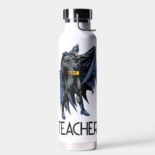 Batman Full-Color Side Teacher Water Bottle