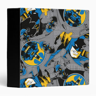 Batman Full Throttle Toss Pattern 3 Ring Binder