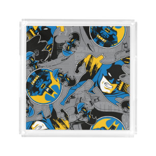 Batman Full Throttle Toss Pattern Acrylic Tray
