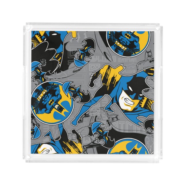 Batman Full Throttle Toss Pattern Acrylic Tray (Front)