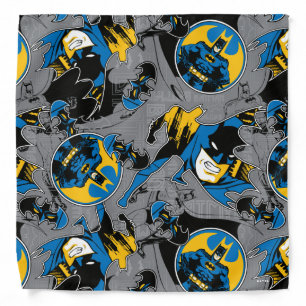 Batman Full Throttle Toss Pattern Bandana