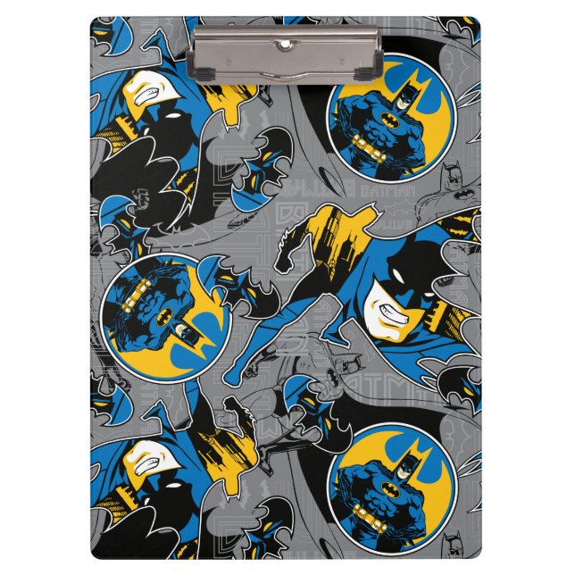 Batman Full Throttle Toss Pattern Clipboard (Front)
