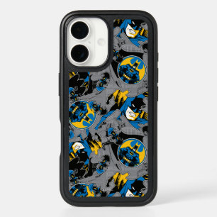 Batman Full Throttle Toss Pattern iPhone 16 Case