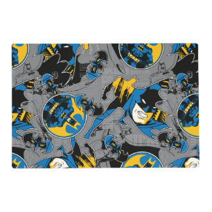 Batman Full Throttle Toss Pattern Placemat