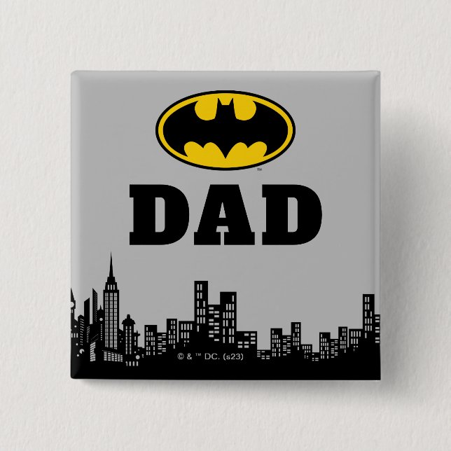 Batman - Gotham City | Birthday Dad Button (Front)