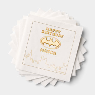 Batman - Gotham City   Birthday  Foil Napkins