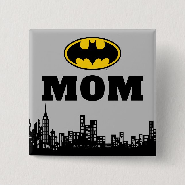 Batman - Gotham City | Birthday Mom Button (Front)