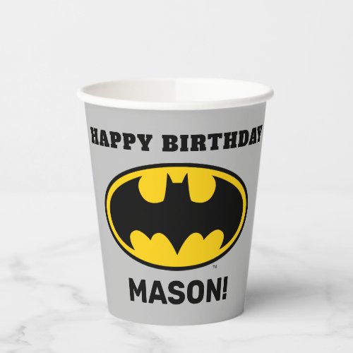 Batman _ Gotham City  Birthday   Paper Cups