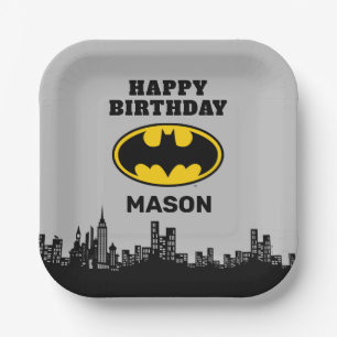 Batman - Gotham City Birthday Paper Plates