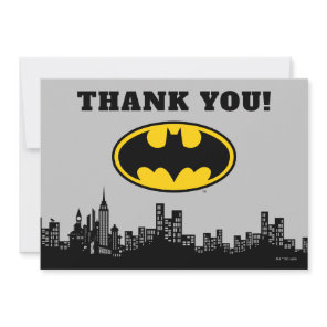 Batman Gotham City | Birthday Thank You Card