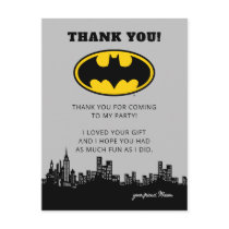 Batman Gotham City | Birthday Thank You Postcard