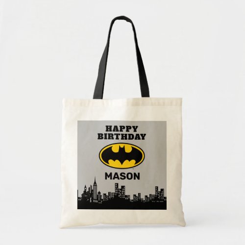 Batman _ Gotham City  Birthday  Tote Bag
