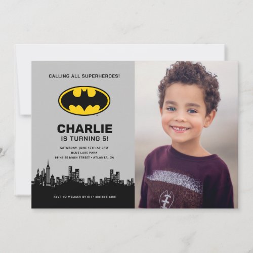Batman - Gotham City | Boys Birthday - Photo