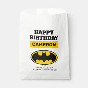 Batman Gotham City Happy Birthday Favor Bag