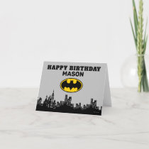Batman Gotham City | Kids Happy Birthday Card