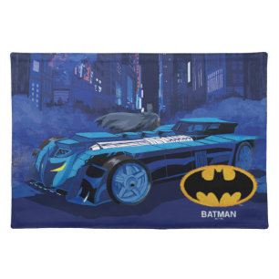 Batman Gotham City Night Patrol Cloth Placemat
