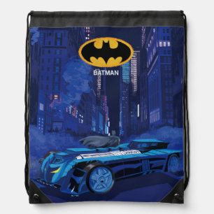 Batman Gotham City Night Patrol Drawstring Bag