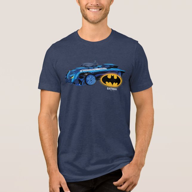 Batman Gotham City Night Patrol Tri-Blend Shirt (Front)