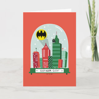 Batman Gotham City™ Snow Globe Graphic Holiday Card
