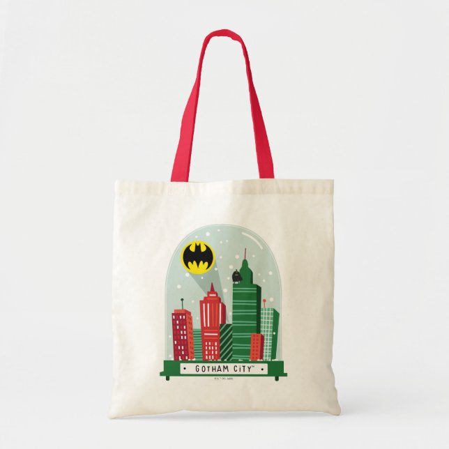 Batman Gotham City™ Snow Globe Graphic Tote Bag (Front)