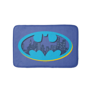 Batman Gotham City Symbol Bath Mat