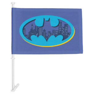 Batman Gotham City Symbol Car Flag