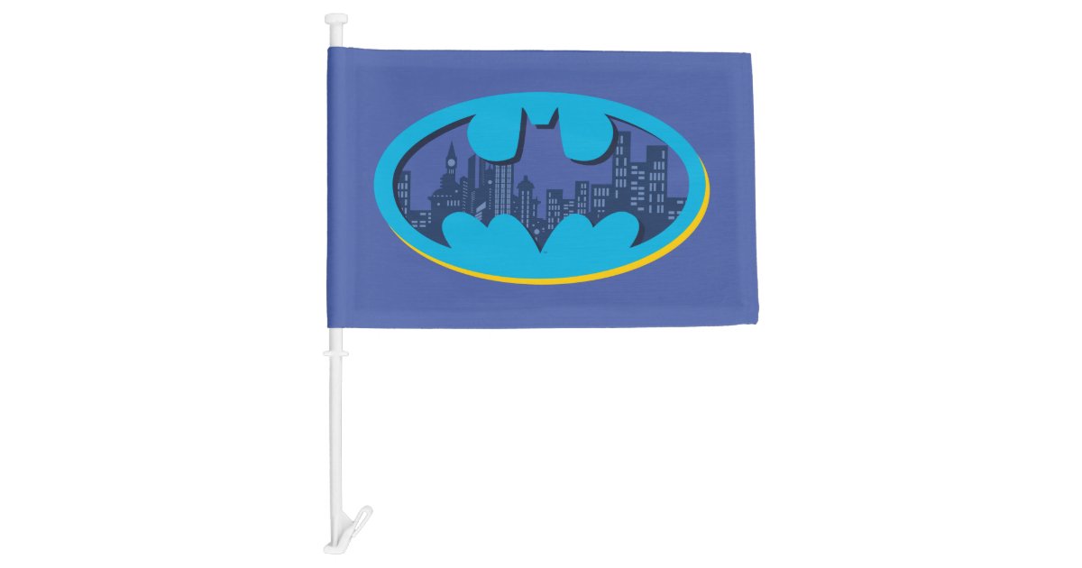 Batman Gotham City Symbol Car Flag Zazzle