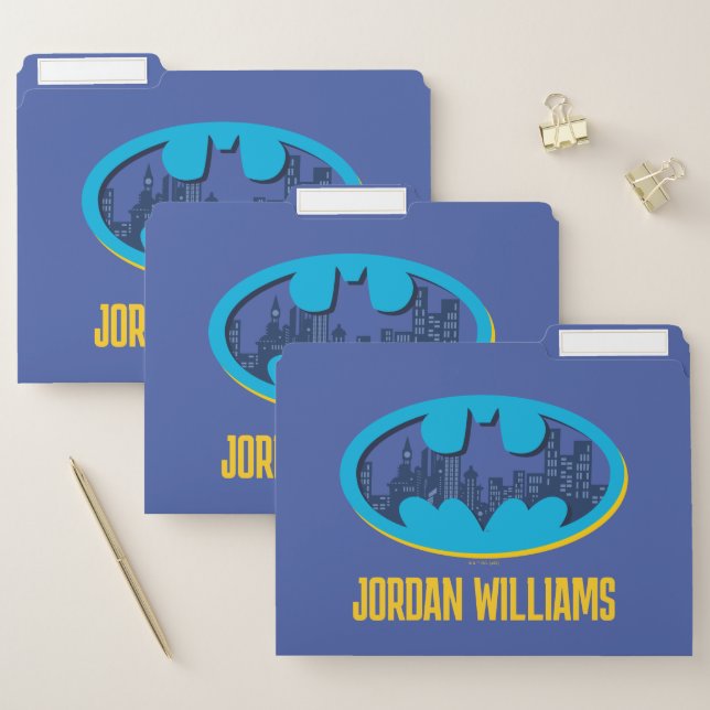 Batman | Gotham City Symbol File Folder (Set)