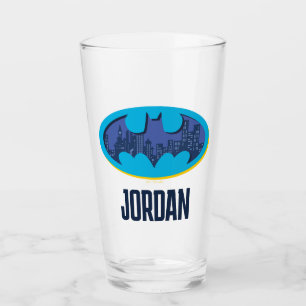 Batman Gotham City Symbol Glass