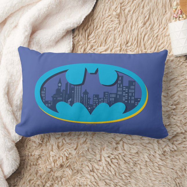 Batman | Gotham City Symbol Lumbar Pillow (Blanket)