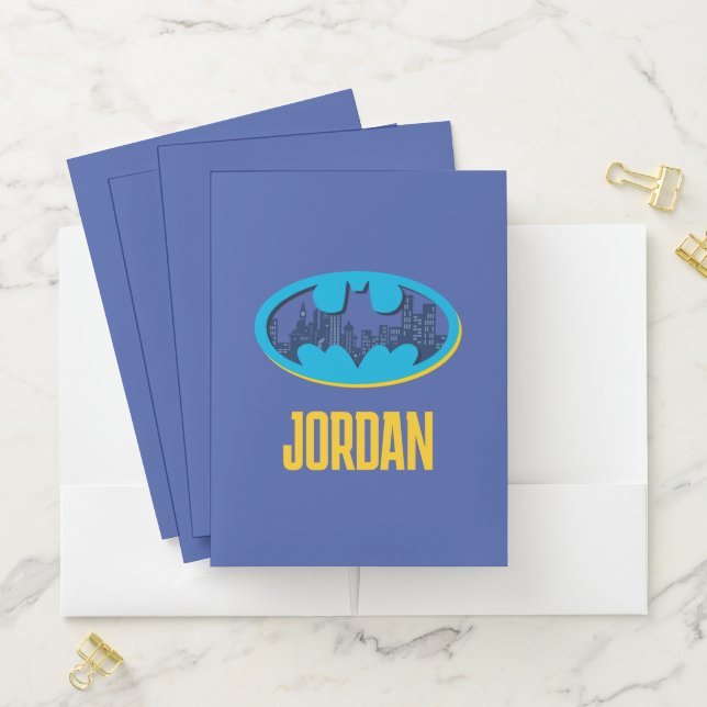 Batman | Gotham City Symbol Pocket Folder (In Situ)