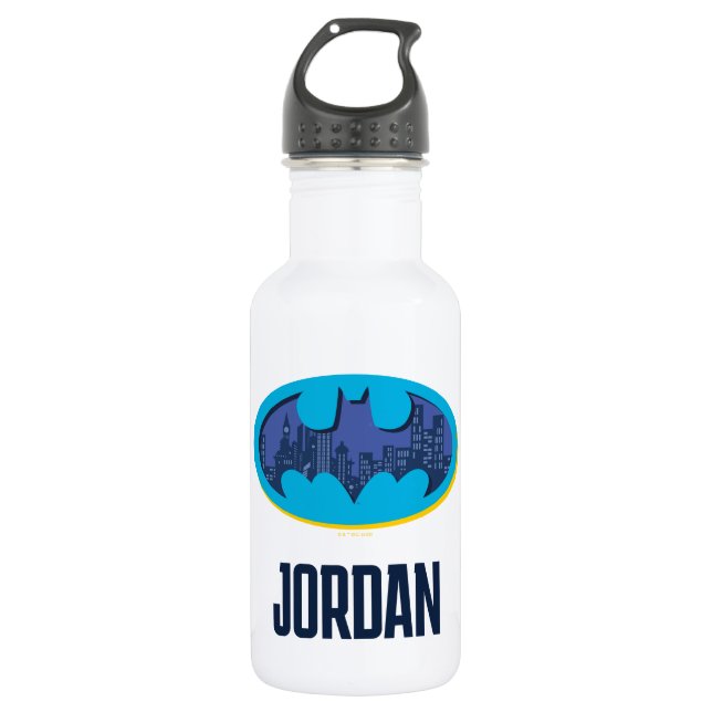 Batman | Gotham City Symbol Stainless Steel Water Bottle (Front)