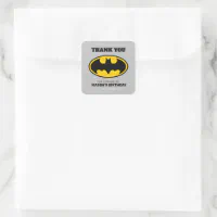Licensed Batman Dots Stickers Envelope Seals, Party Favours