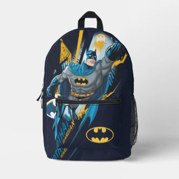 Batman Gotham Guardian Printed Backpack by batman at Zazzle