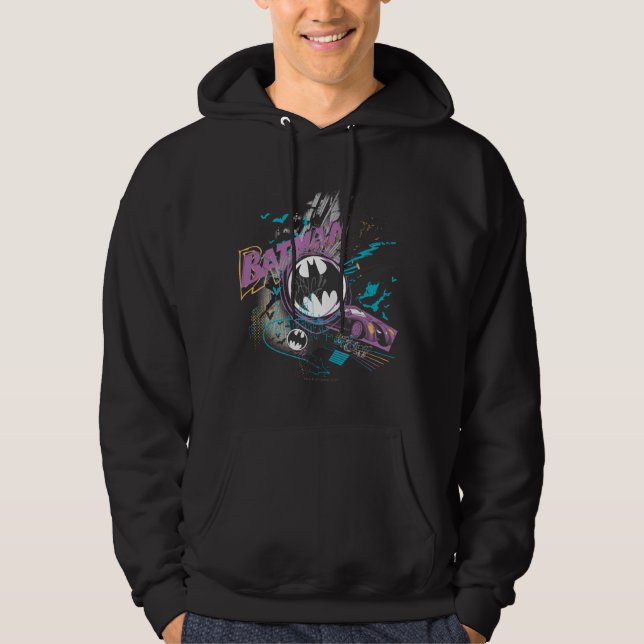 Batman Gotham Skyline Sketch Hoodie (Front)