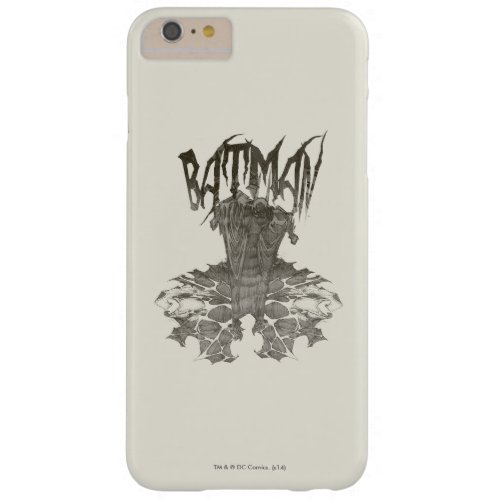 Batman  Graphic Novel Pencil Sketch Beige Logo Barely There iPhone 6 Plus Case