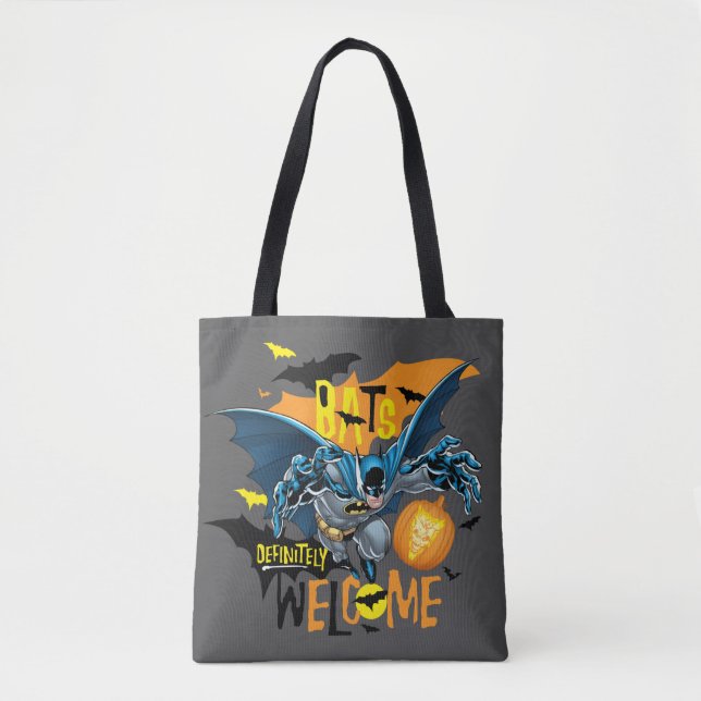 Batman | Halloween Inspired Logo Tote Bag (Front)