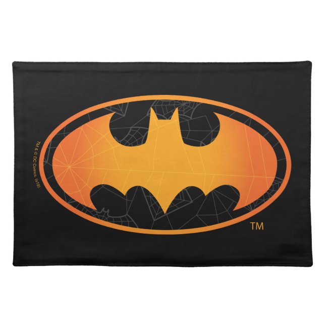 Batman | Halloween Web Logo Cloth Placemat (Front)