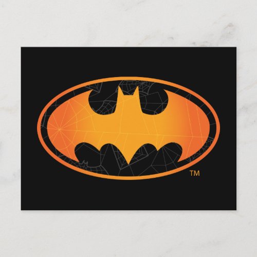 Batman  Halloween Web Logo Postcard