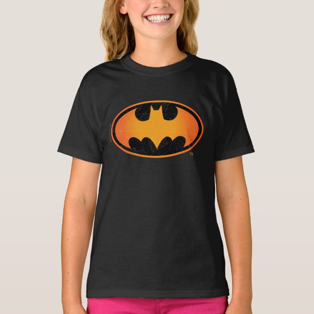 Batman | Halloween Web Logo T-Shirt (Front)