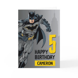 Batman | Happy Birthday | Add Your Child's Age Card