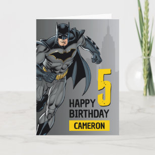 Batman   Happy Birthday   Add Your Child's Age Card