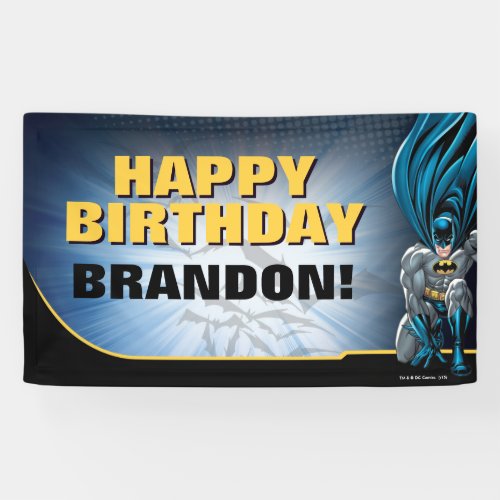 Batman  Happy Birthday Banner