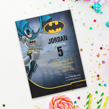 Batman | Happy Birthday Invitation by batman at Zazzle