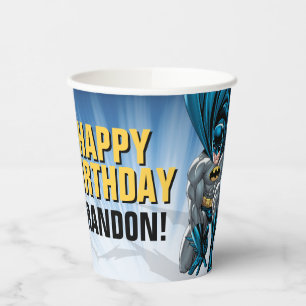 Batman Happy Birthday Paper Cups