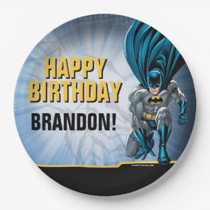 Batman Happy Birthday Paper Plates