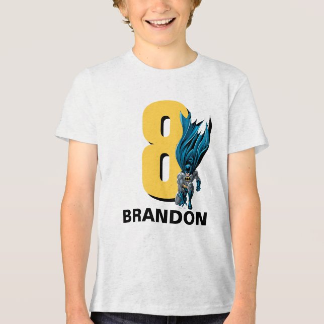 Batman | Happy Birthday Tri-Blend Shirt (Front)